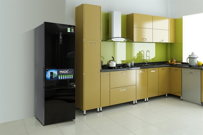 Tủ lạnh Aqua Inverter 324 lít AQR-IG378EB GB Màu Đen