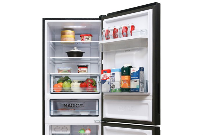 Tủ lạnh Aqua Inverter 288 lít AQR-IW338EB BS Màu Đen