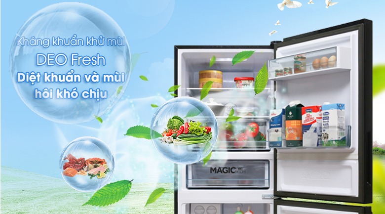 Tủ lạnh Aqua Inverter 260 lít AQR-I298EB BS - 25