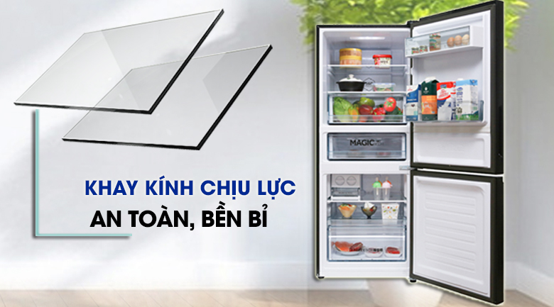 Tủ lạnh Aqua Inverter 260 lít AQR-I298EB BS - 14