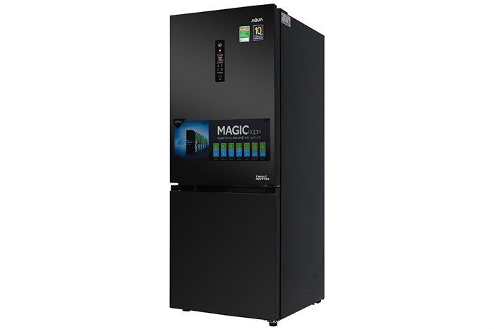 Tủ lạnh Aqua Inverter 260 lít AQR-I298EB BS Màu Đen