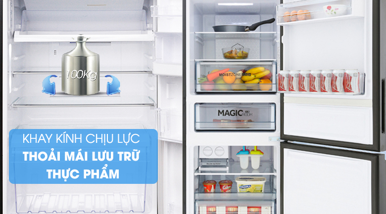 Tủ lạnh Aqua Inverter 260 lít AQR-IG298EB GB