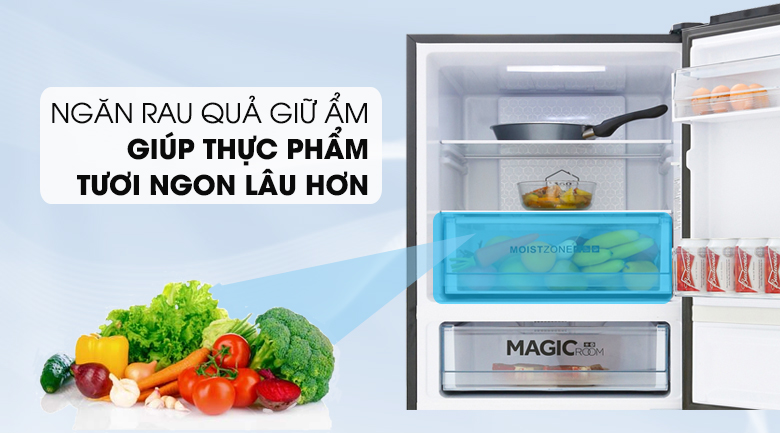 Tủ lạnh Aqua Inverter 260 lít AQR-IG298EB GB