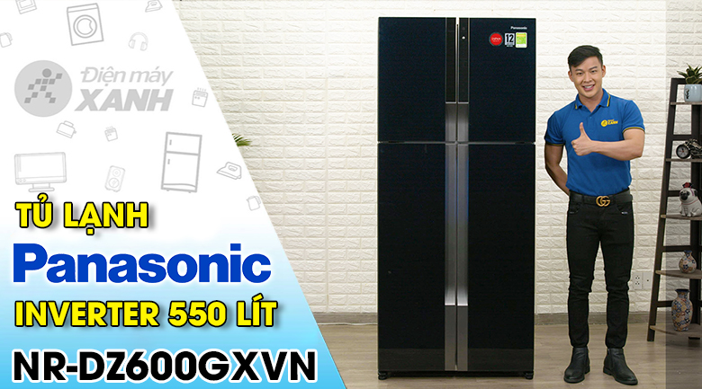 Tủ lạnh Panasonic Inverter 550 lít NR-DZ600GXVN
