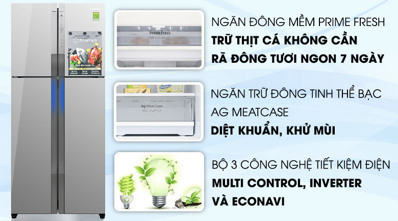 Tủ lạnh Panasonic Inverter 550 lít NR-DZ600MBVN