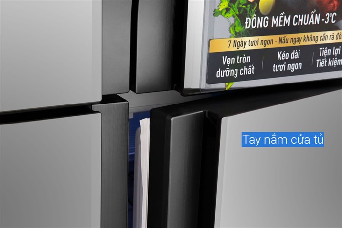 Tủ lạnh Panasonic Inverter 550 lít NR-DZ600MBVN Màu Xám