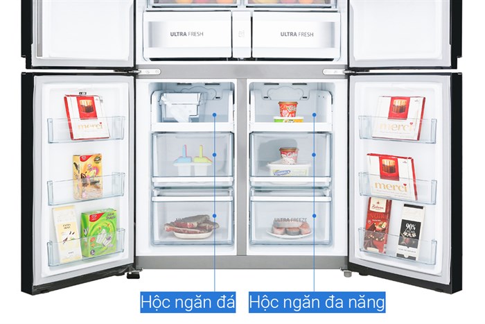 Tủ lạnh Toshiba Inverter 622 lít GR-RF646WE-PGV(24) Màu Xanh Navy