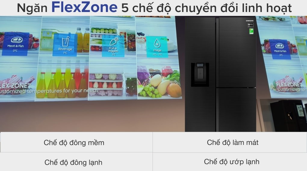 Tủ lạnh Samsung Inverter 602 lít RS65R5691B4/SV