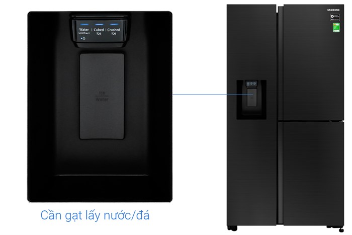 Tủ lạnh Samsung Inverter 602 lít RS65R5691B4/SV Màu Đen