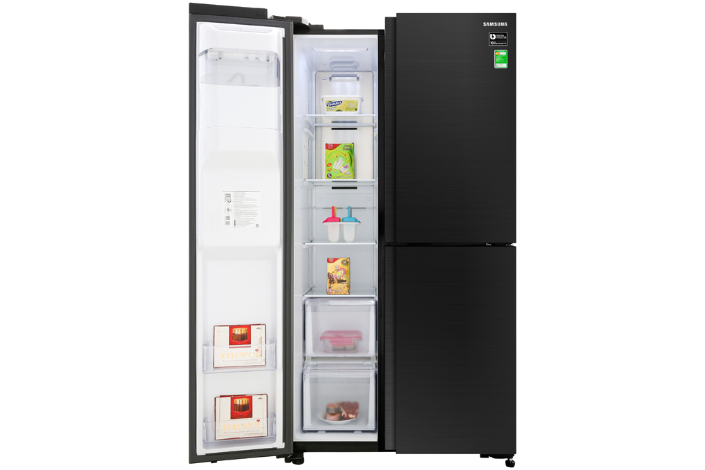 Tủ lạnh Samsung Inverter 602 lít RS65R5691B4/SV Màu Đen