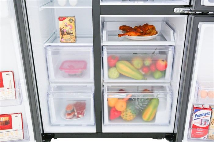 Tủ lạnh Samsung Inverter 602 lít RS65R5691B4/SV Màu Đen