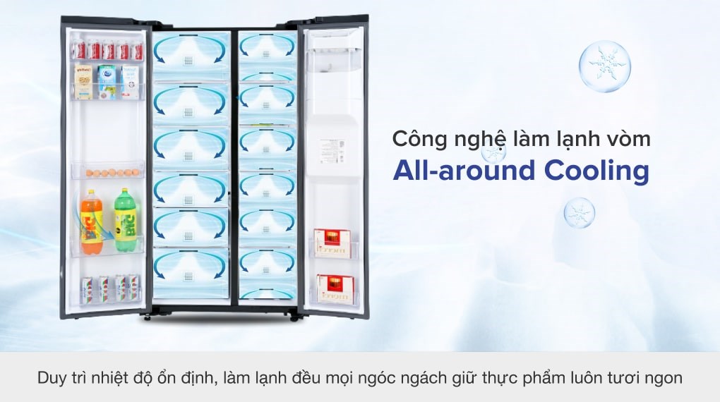 Tủ lạnh Samsung Inverter 634 lít RS63R5571SL/SV - 18