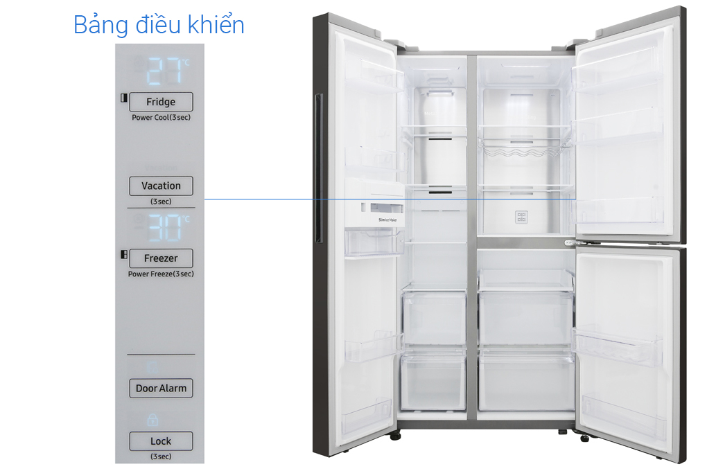 Tủ lạnh Samsung Inverter 634 lít RS63R5571SL/SV - 11