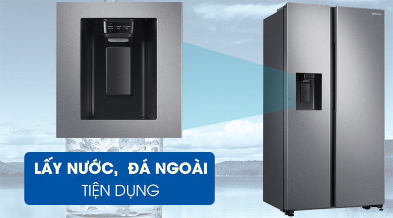 Tủ lạnh Samsung Inverter 617 lít RS64R5101SL/SV