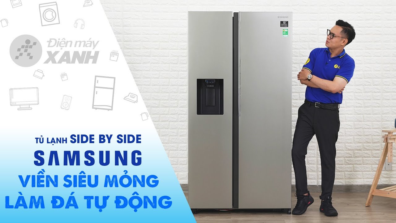 Tủ lạnh Samsung Inverter 617 lít RS64R5101SL/SV