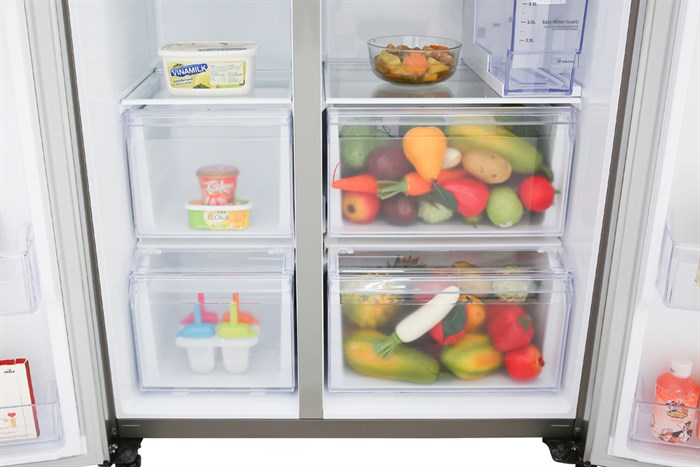 Tủ lạnh Samsung Inverter 617 lít RS64R5101SL/SV Màu Bạc