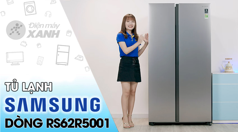 Tủ lạnh Samsung Inverter 655 lít Side by Side RS62R5001B4/SV