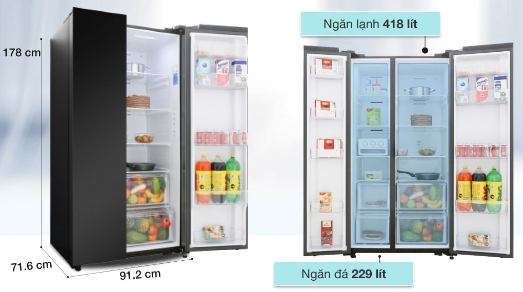 Tủ lạnh Samsung Inverter 655 lít Side By Side RS62R5001B4/SV - 13