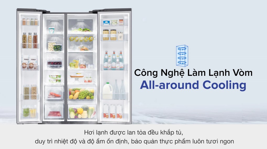 Tủ lạnh Samsung Inverter 655 lít Side By Side RS62R5001B4/SV - 27