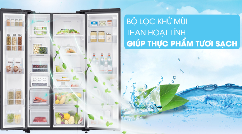 Tủ lạnh Samsung Inverter 655 lít Side By Side RS62R5001B4/SV - 24
