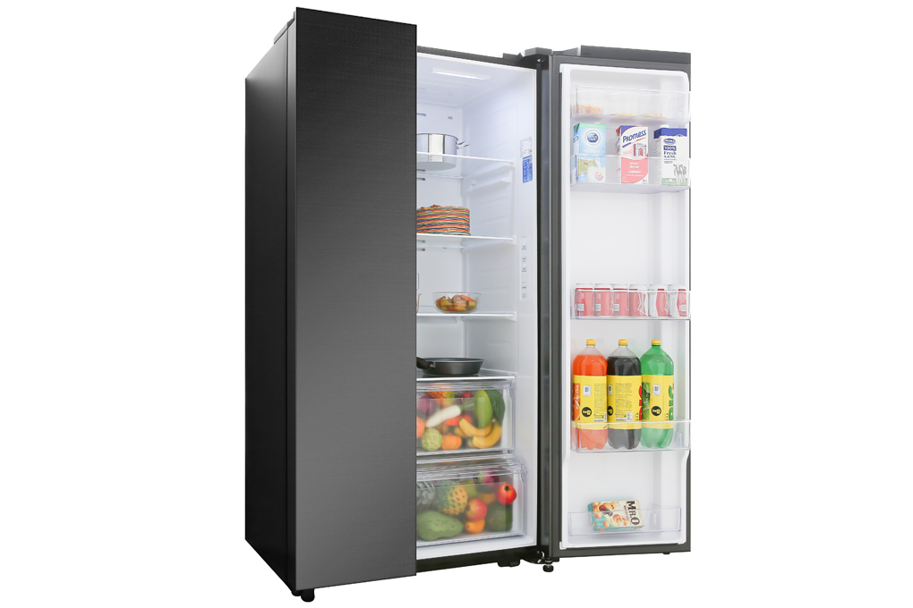 Tủ lạnh Samsung Inverter 655 lít Side By Side RS62R5001B4/SV Màu Đen - Xám