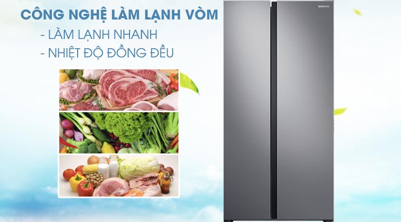 Tủ lạnh Samsung Inverter 655 lít RS62R5001M9/SV - Công nghệ làm lạnh vòm