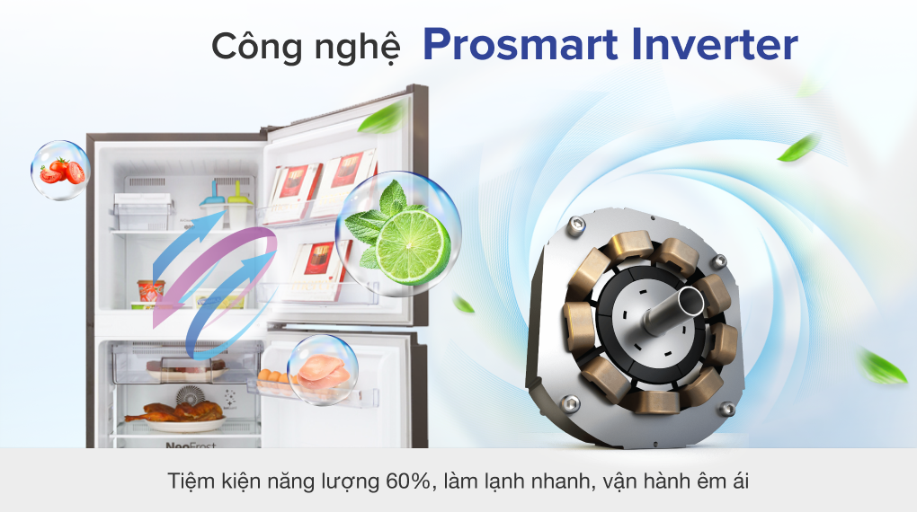 Tủ lạnh Beko Inverter 210 lít RDNT231I50VWB