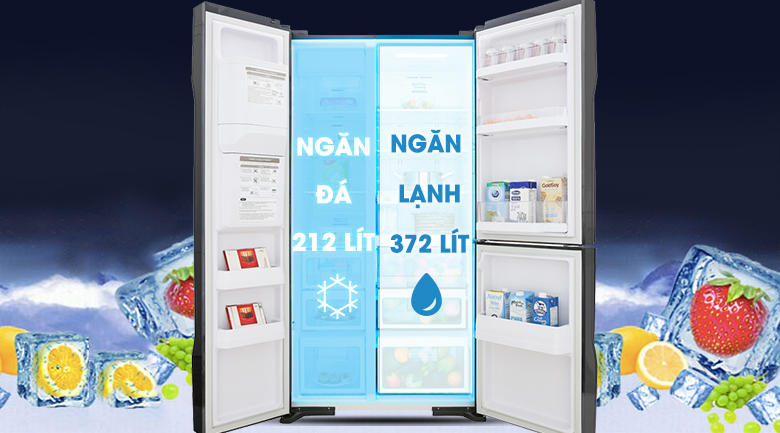 Tủ lạnh Hitachi Inverter 584 lít R-FM800GPGV2 GBK
