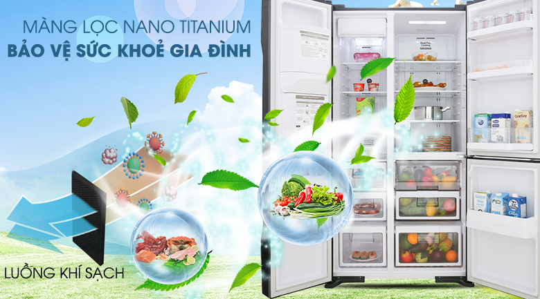 Tủ lạnh Hitachi Inverter 584 lít R-FM800GPGV2 GBK