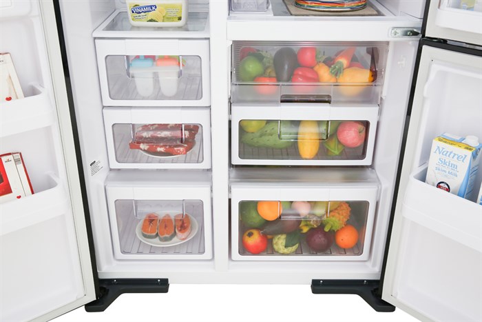 Tủ lạnh Hitachi Inverter 584 lít R-FM800GPGV2 GBK Màu Đen