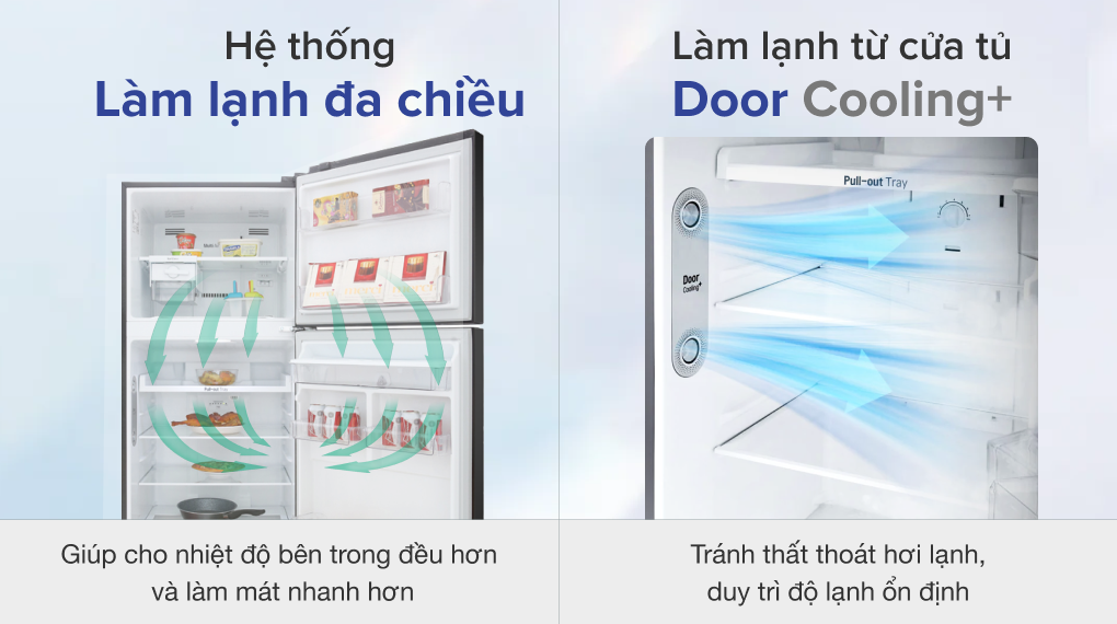 Tủ lạnh LG Inverter 393 lít GN-D422BL