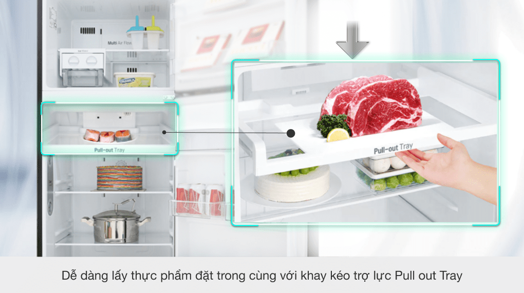 Tủ lạnh LG Inverter 315 lít GN-D315BL