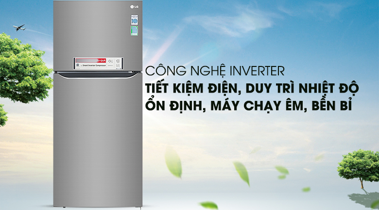 Công nghệ Inverter - Tủ lạnh LG Inverter 315 lít GN-M315PS