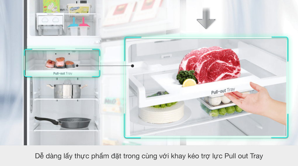 Tủ lạnh LG Inverter 255 lít GN-D255BL