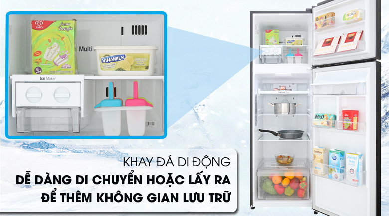 Tủ lạnh LG Inverter 255 lít GN-D255BL - 16