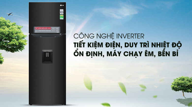 Công nghệ Inverter - Tủ lạnh LG Inverter 255 lít GN-D255BL