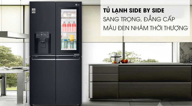 Tủ lạnh LG Inverter InstaView Door-in-Door 601 lít GR-X247MC Mẫu 2019 - Thiết kế