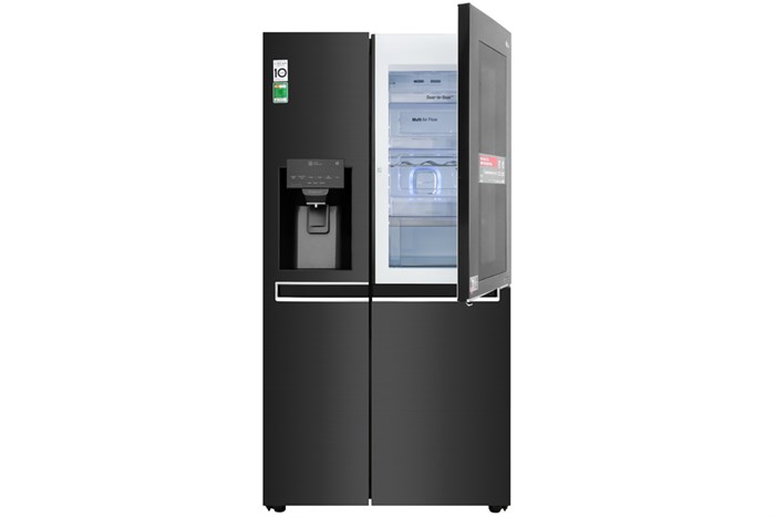 Tủ lạnh LG Inverter 601 lít Side By Side InstaView Door-in-Door GR-X247MC Màu Đen