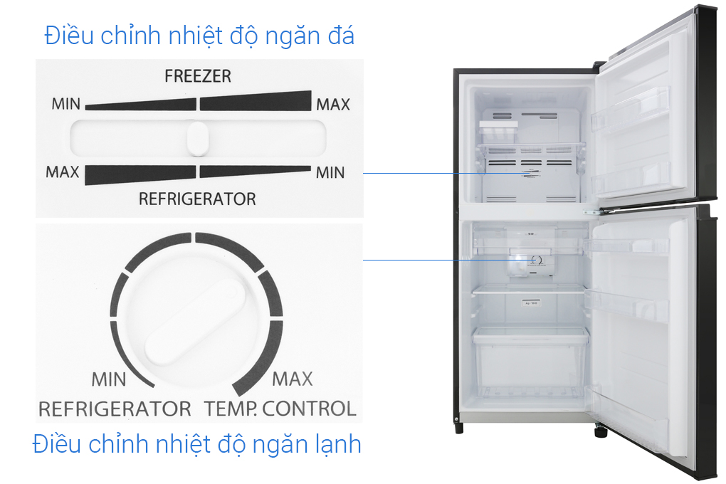 Dung tích ngăn đá 61 lít