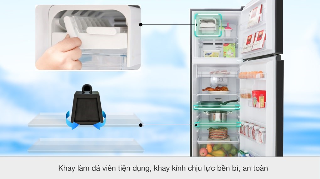 Tủ lạnh Toshiba Inverter 253 lít GR-B31VU UKG