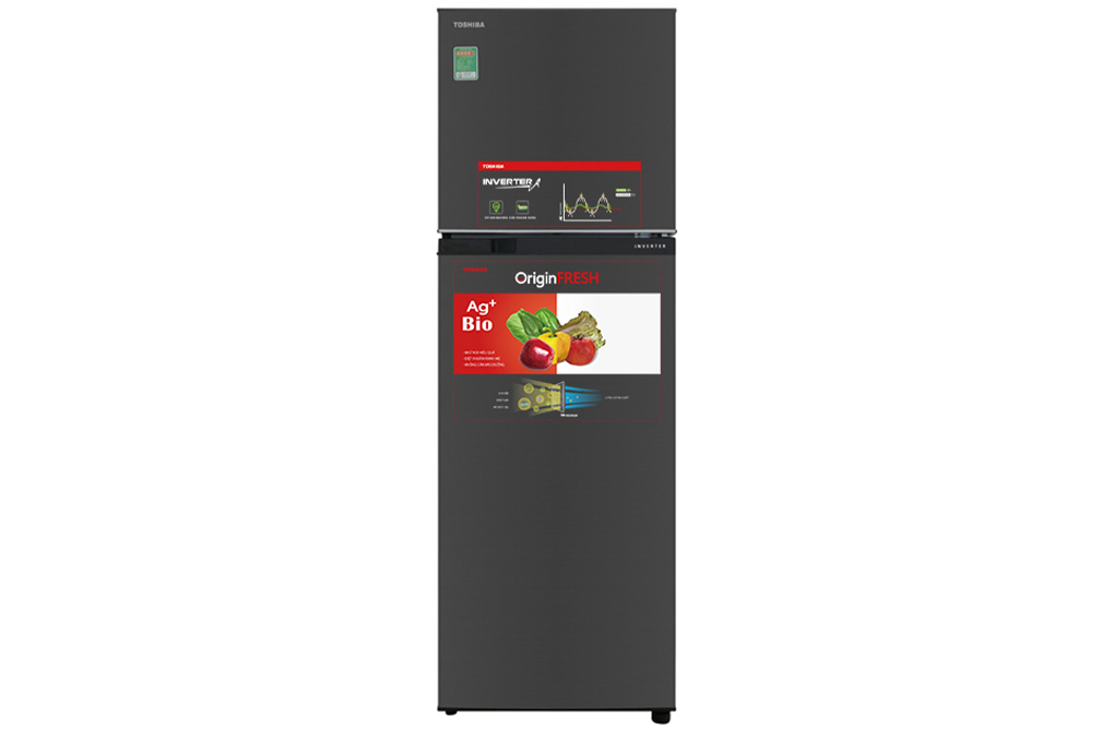 Tủ lạnh Toshiba Inverter 253 lít GR-B31VU SK Màu Xám đậm