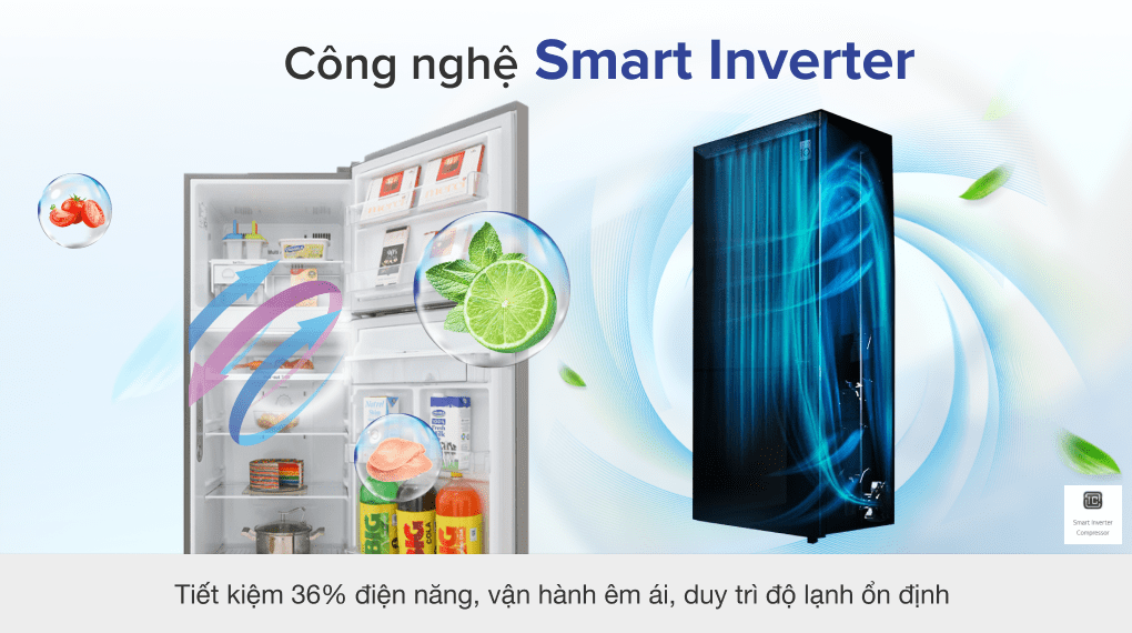 Tủ lạnh LG Inverter 315 lít GN-D315S - Smart Inverter