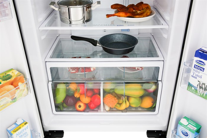 Tủ lạnh Hitachi Inverter 509 lít R-FW650PGV8 GBK Màu Đen