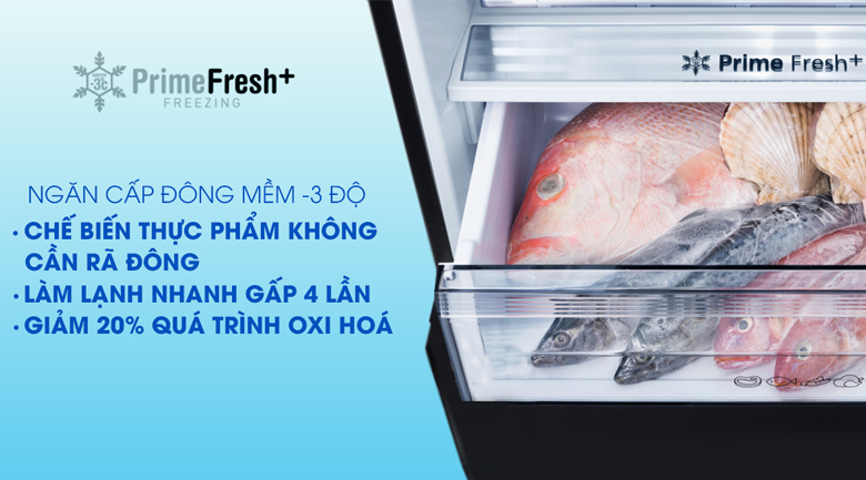Công nghệ Prime Fresh+ - Tủ lạnh Panasonic Inverter 255 lít NR-BV280QSVN