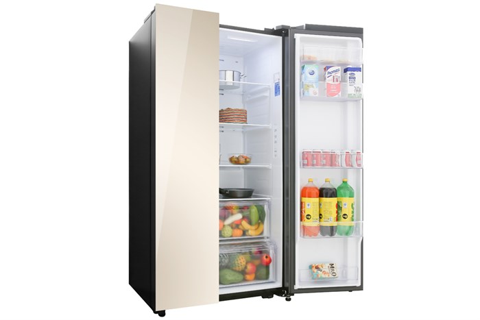 Tủ lạnh Samsung Inverter 655 lít RS62R50014G/SV Màu Vàng