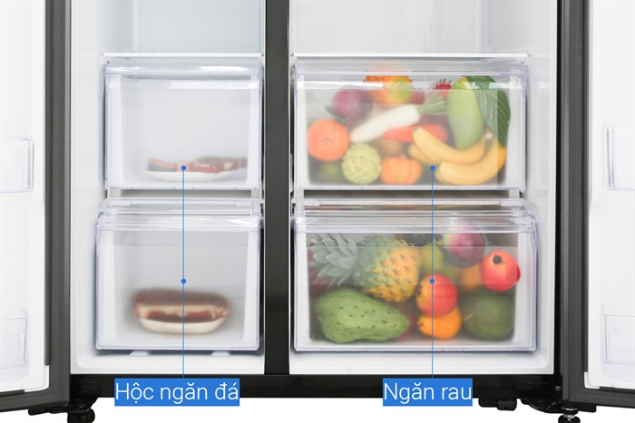 Tủ lạnh Samsung Inverter 655 lít RS62R50014G/SV Màu Vàng