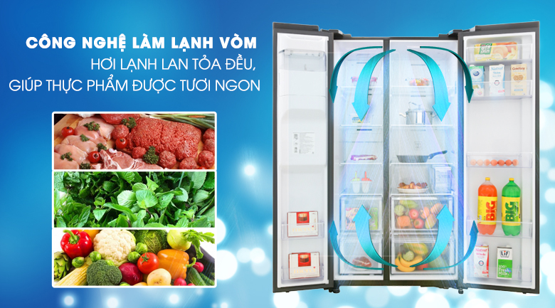 Tủ lạnh Samsung Inverter 635 lít Side By Side RS64R53012C/SV - 15