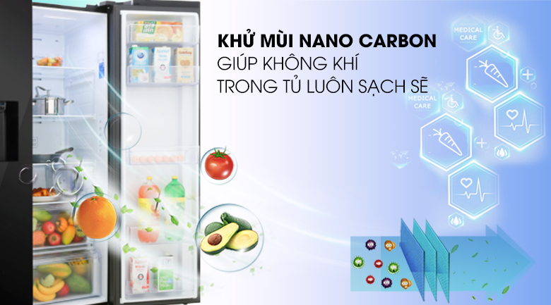 Tủ lạnh Samsung Inverter 635 lít Side By Side RS64R53012C/SV - 17
