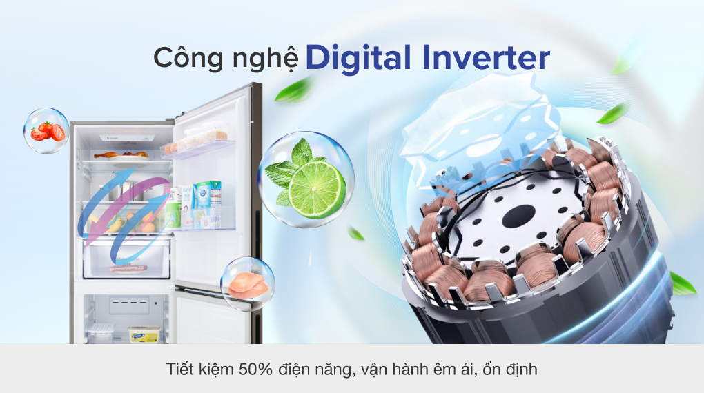 Tủ lạnh Samsung Inverter 276 lít RB27N4010DX/SV