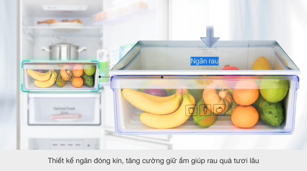 Tủ lạnh Samsung Inverter 276 lít RB27N4010DX/SV